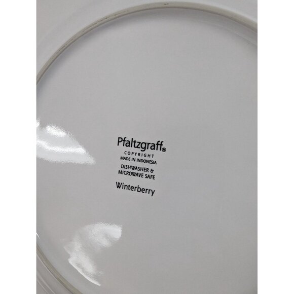 Pfaltzgraff Winterberry Dinner Plates 10 1/2" Set of 3 Made in INDO - Picture 6 of 8